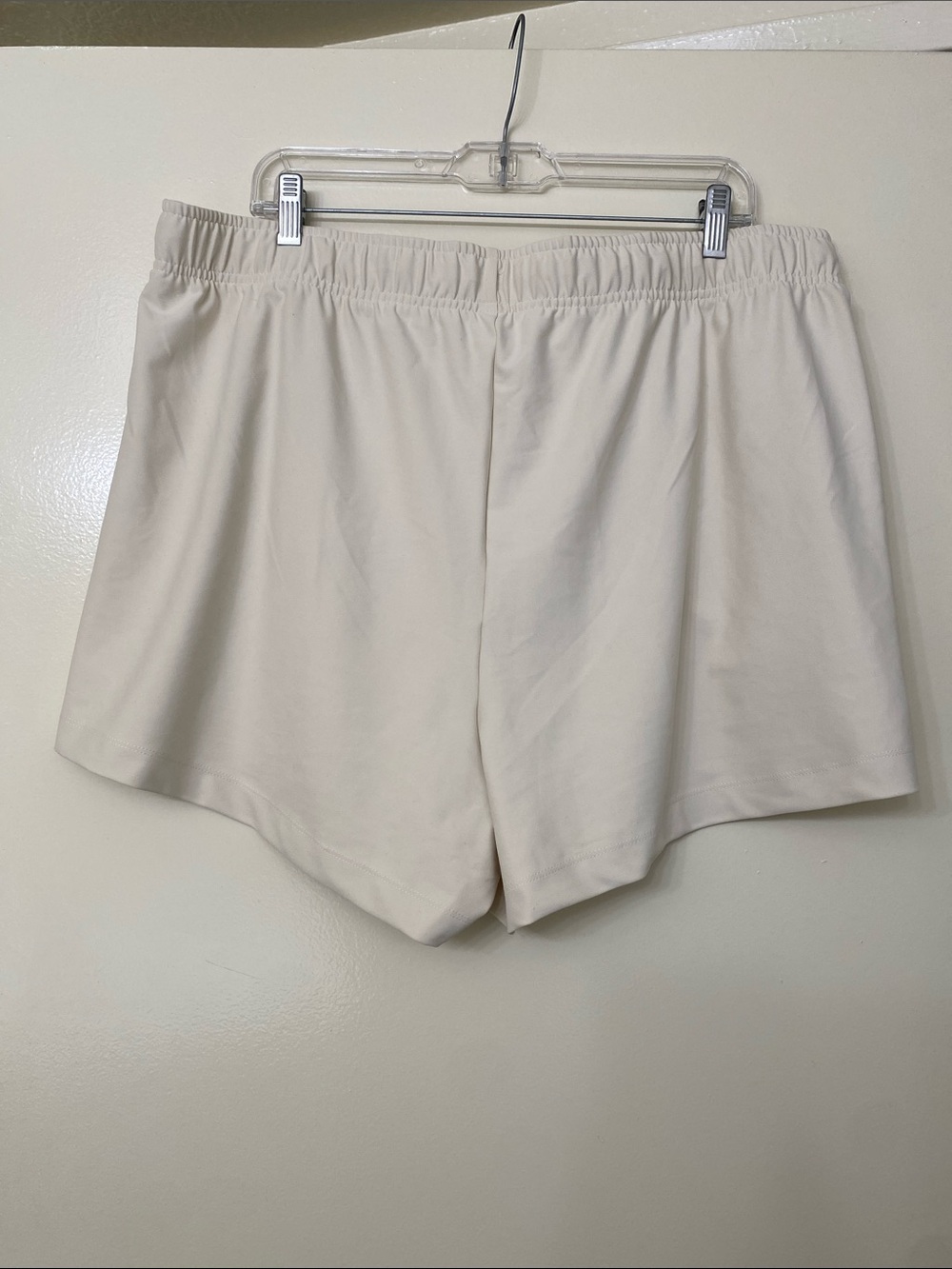 Women’s Cream Drawstring Shorts - Picture 5 of 5